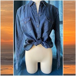 GAP 1969 Denim Buttondown Shirt XL